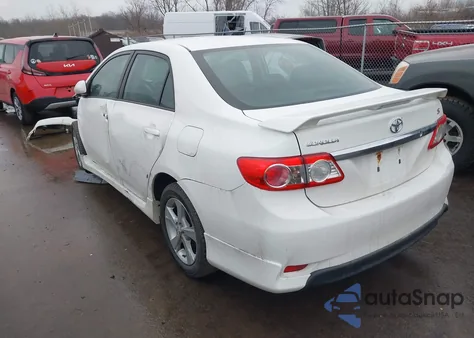 2013 Toyota Corolla S from USA, damaged, VIN 2T1BU4EE7DC040922